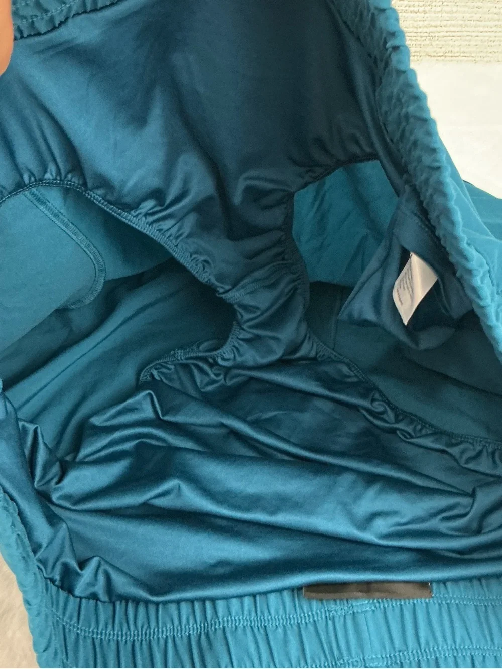 Crane Women’s Teal Elastic Waist Athletic Shorts
